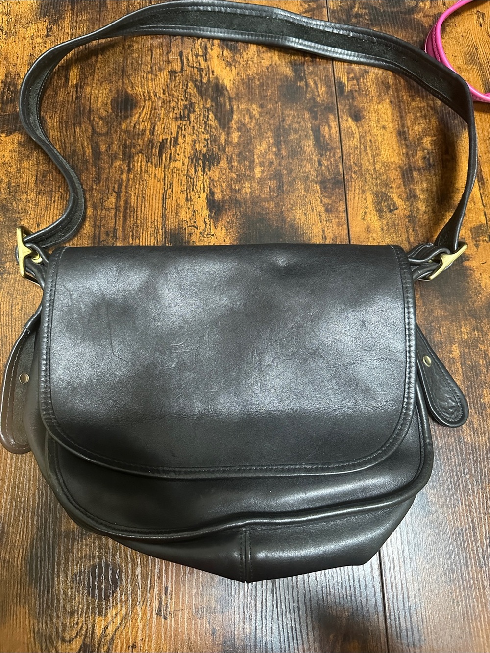 Coach Vintage Black Leather Purse 9951 Legacy Bag